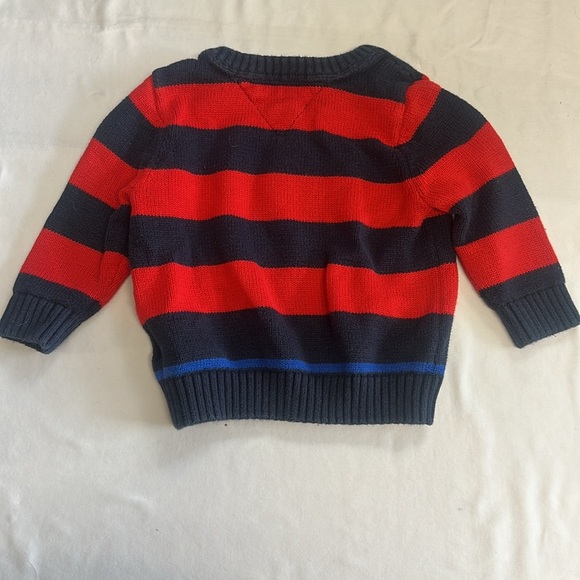 Tommy Hilfiger - Red and Blue Striped knit Sweater - Picture 3 of 3